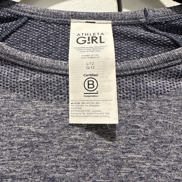 ATHLETA GIRL Seamless Power Up top - Picture 2 of 4